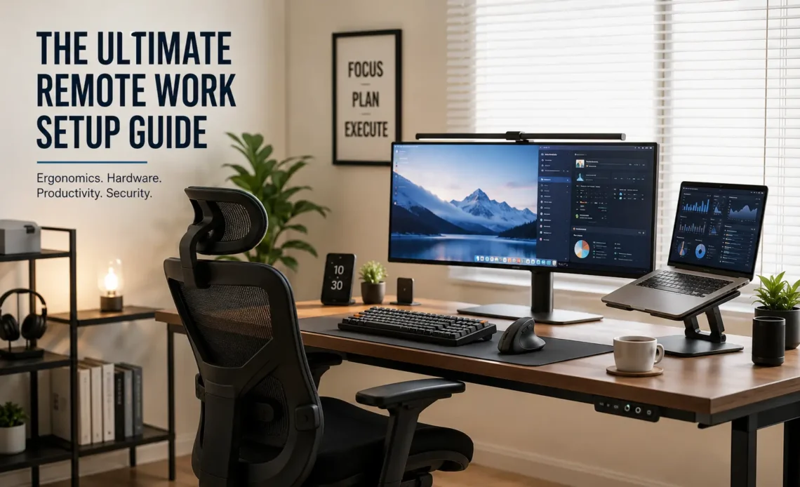 remote work setup